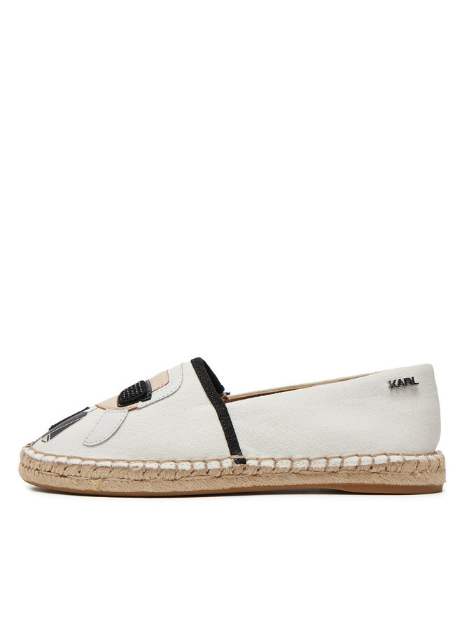 KARL LAGERFELD Espadrilky KARL LAGERFELD KL80111 Biela