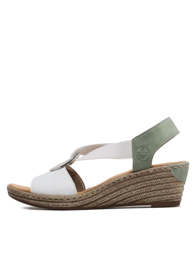 Rieker Sandalias Para Mujer, Agua, 8 US