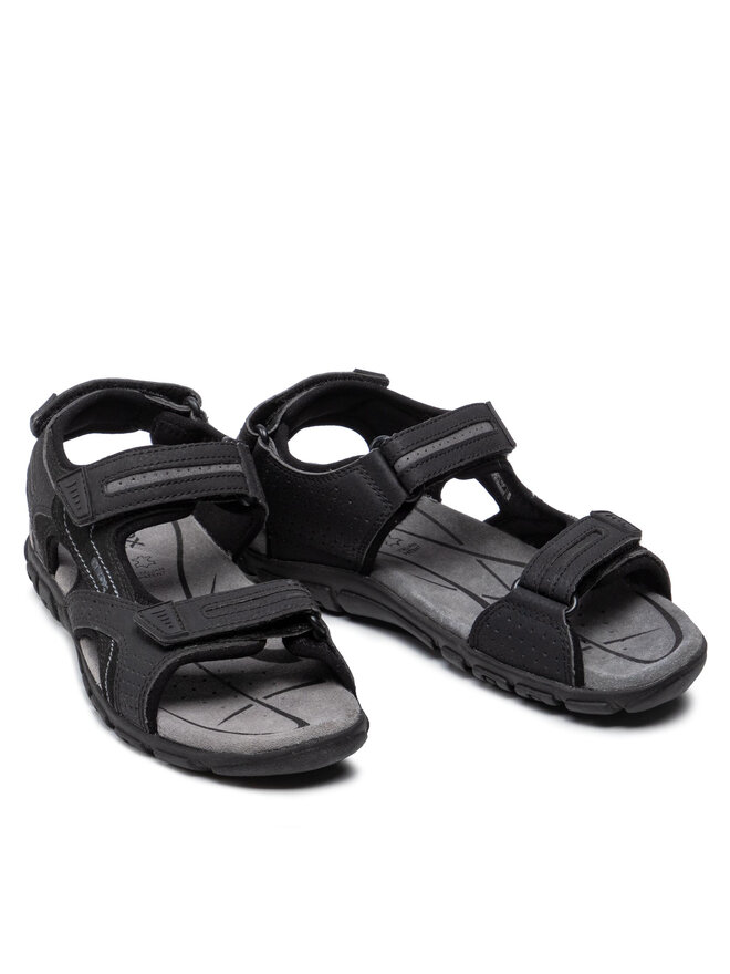 Geox Сандали Geox U S.Strada D U8224D 050AU C9310 Черен