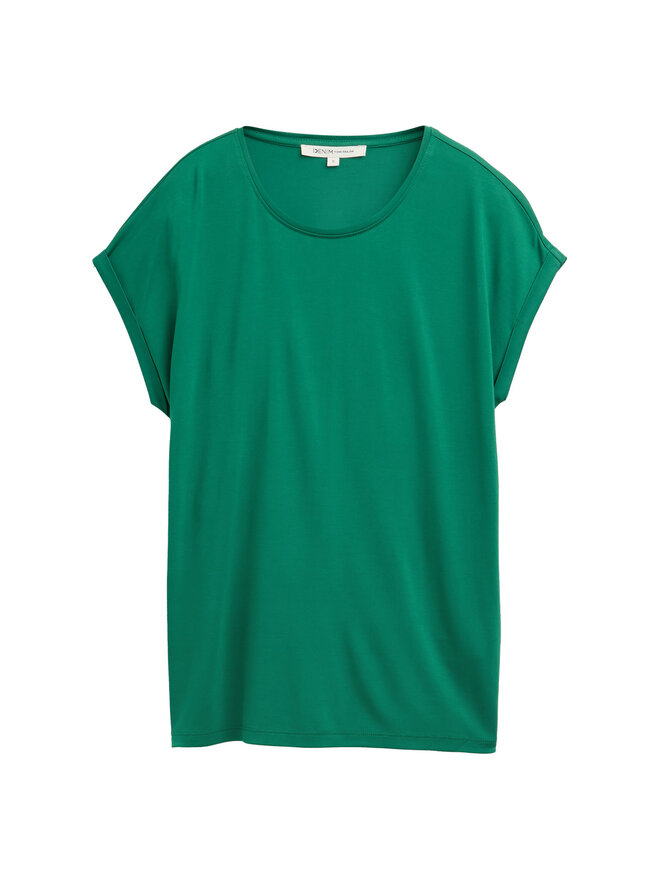 Tom Tailor Denim Tom Tailor Denim Camiseta 1030942 Verde Regular Fit