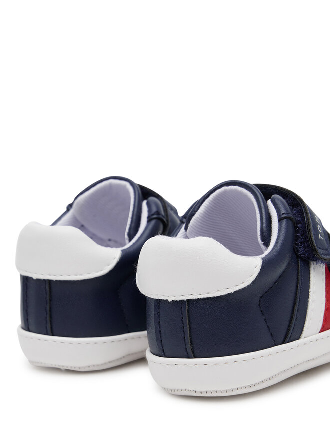 Tommy Hilfiger Sneakers Tommy Hilfiger Stripe Low Cut Velcro T0B9-33831-1433 Dunkelblau