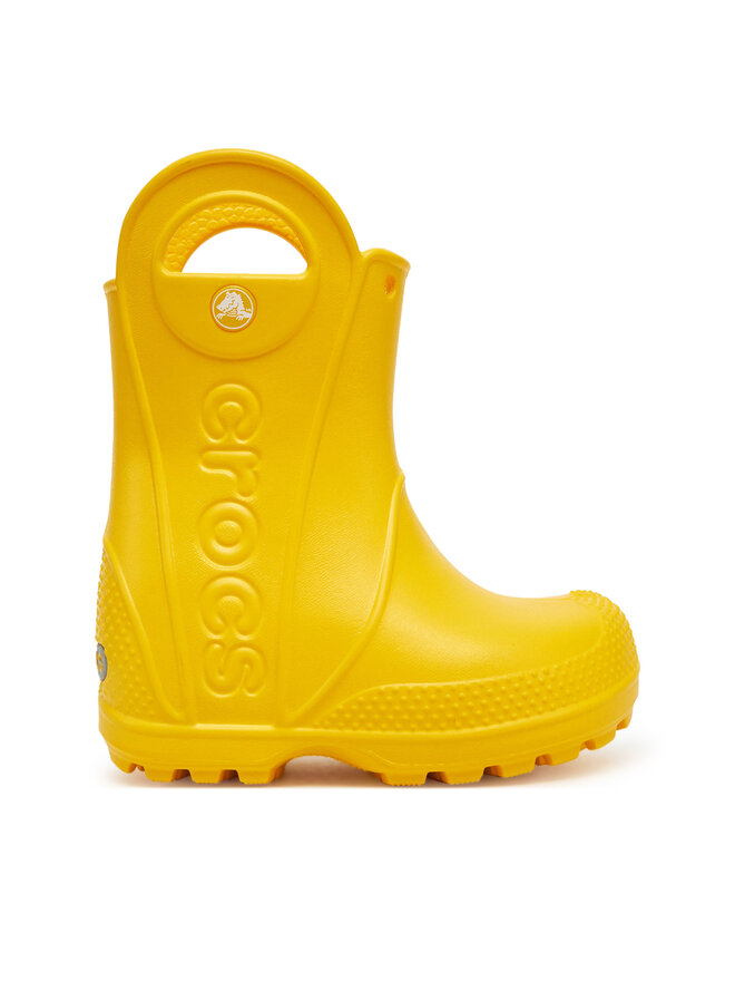 Crocs Kalosze Crocs Handle It Rain Boot T 211056 Żółty