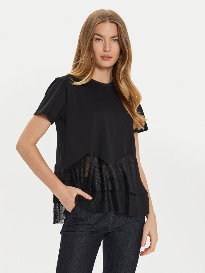 TWINSET TWINSET Camiseta 242TT2470 Negro Regular Fit
