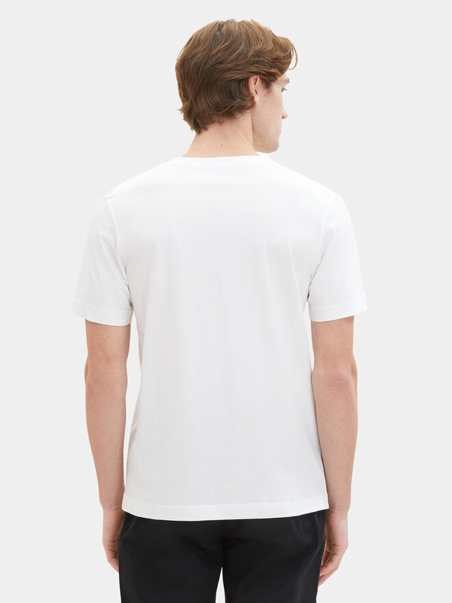 Tom Tailor Tom Tailor 2er-Set T-Shirts 1037738 Weiß Regular Fit