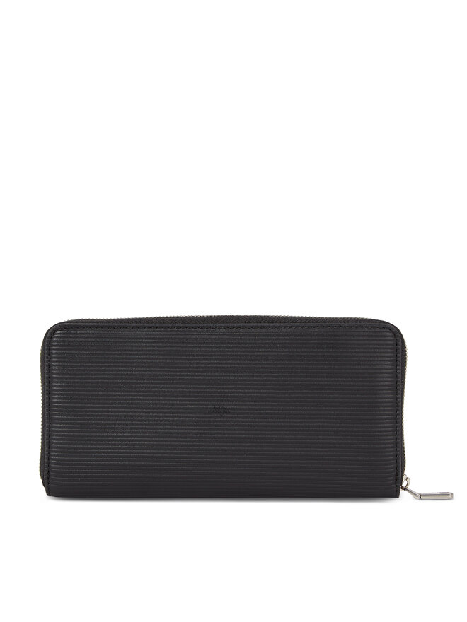 Calvin Klein Jeans Cartera de mujer Calvin Klein Jeans Minimal Monogram Zip Around T K60K611269 Negro