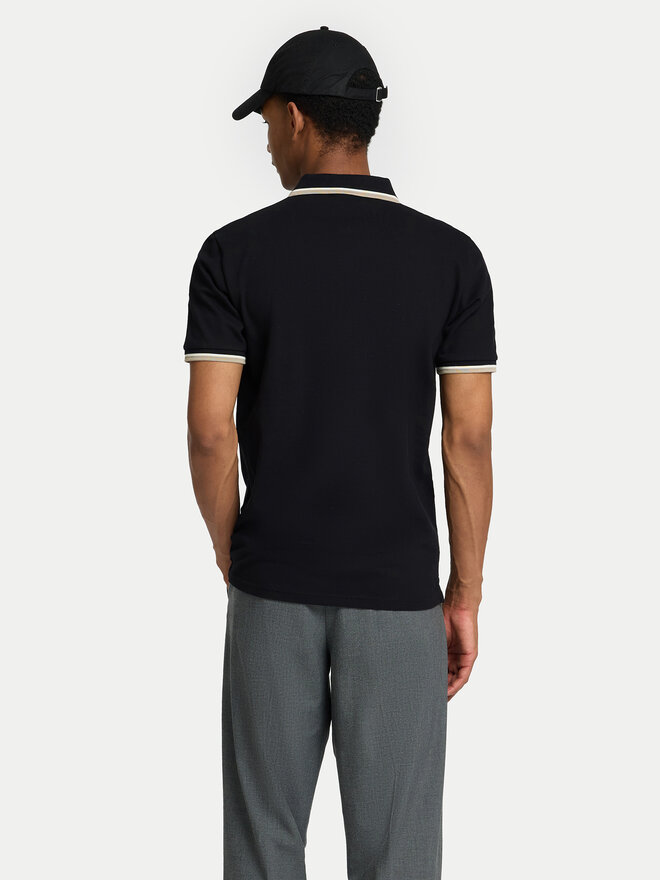 Selected Homme Selected Homme Polo 16095852 Μαύρο Slim Fit