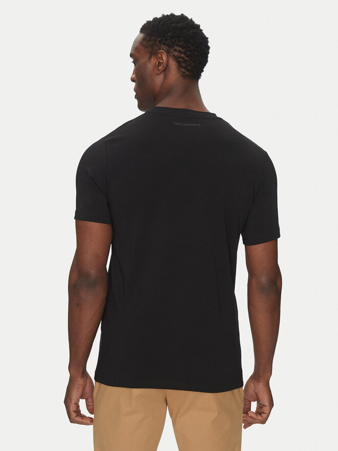 KARL LAGERFELD KARL LAGERFELD T-Shirt 755058 552235 Schwarz Regular Fit