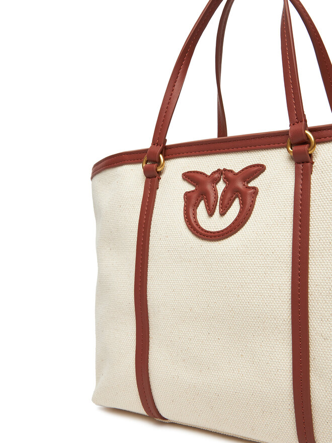 PINKO Torebka PINKO Miranda Shopper Classic PE 25 PLTT 104714 A2G2 Beżowy