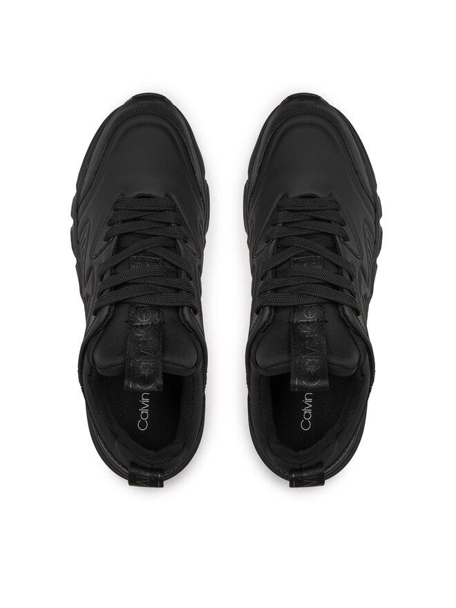 Calvin Klein Tenisice Calvin Klein Low Lace Up Lth HM0HM00317 Crna