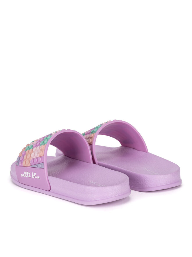 Nelli Blu Шльопанці Nelli Blu P3047043D Рожевий