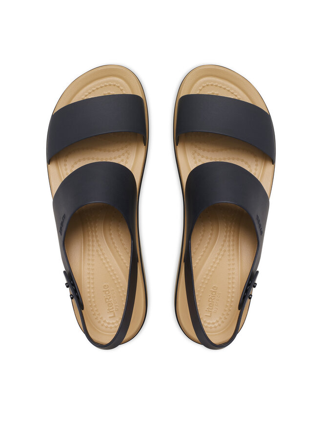 Crocs Sandalen Crocs Brooklyn Matte Wrap Low Wedge 211802 Schwarz