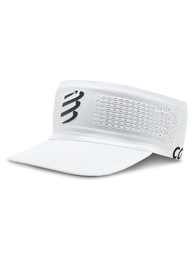 Compressport Visera Compressport Spiderweb Headband On/Off CU00006B Blanco