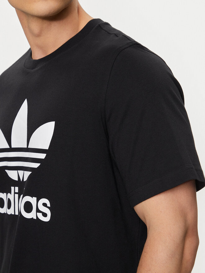 adidas adidas Póló Adicolor Classics Trefoil T-Shirt IA4815 Fekete Regular Fit