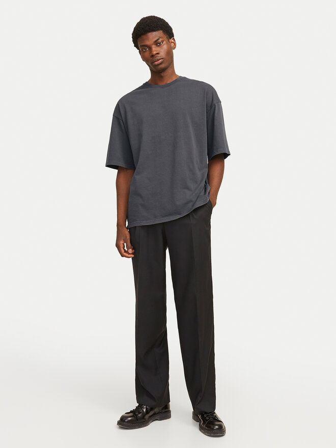 Jack&Jones Jack&Jones Marškinėliai Charge 12268270 Pilka Oversize