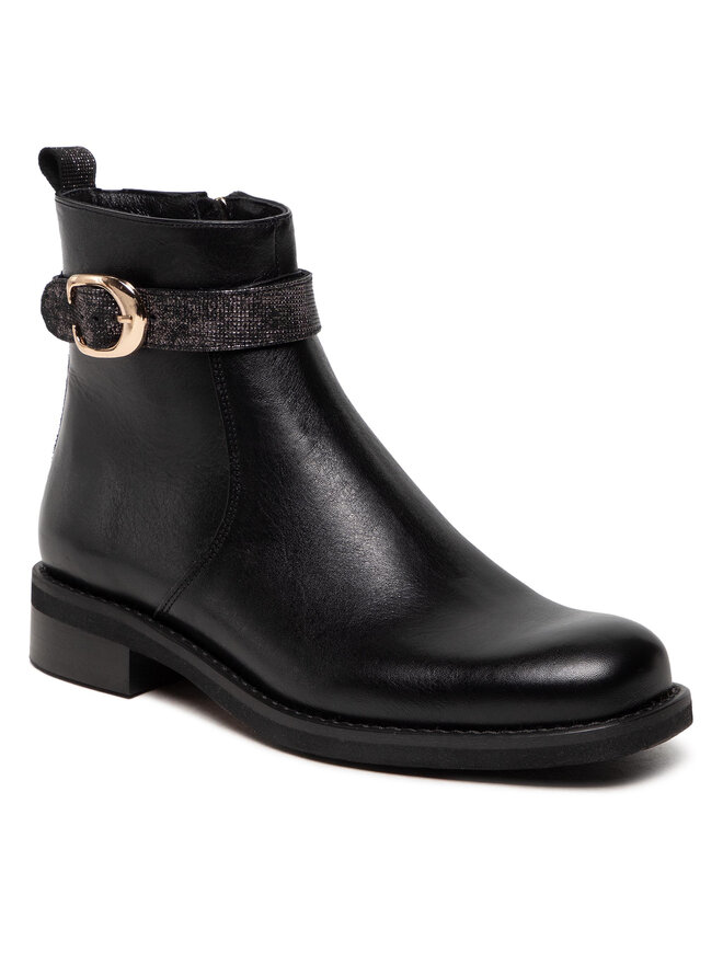 R.Polański Stiefeletten R.Polański 1342 Schwarz