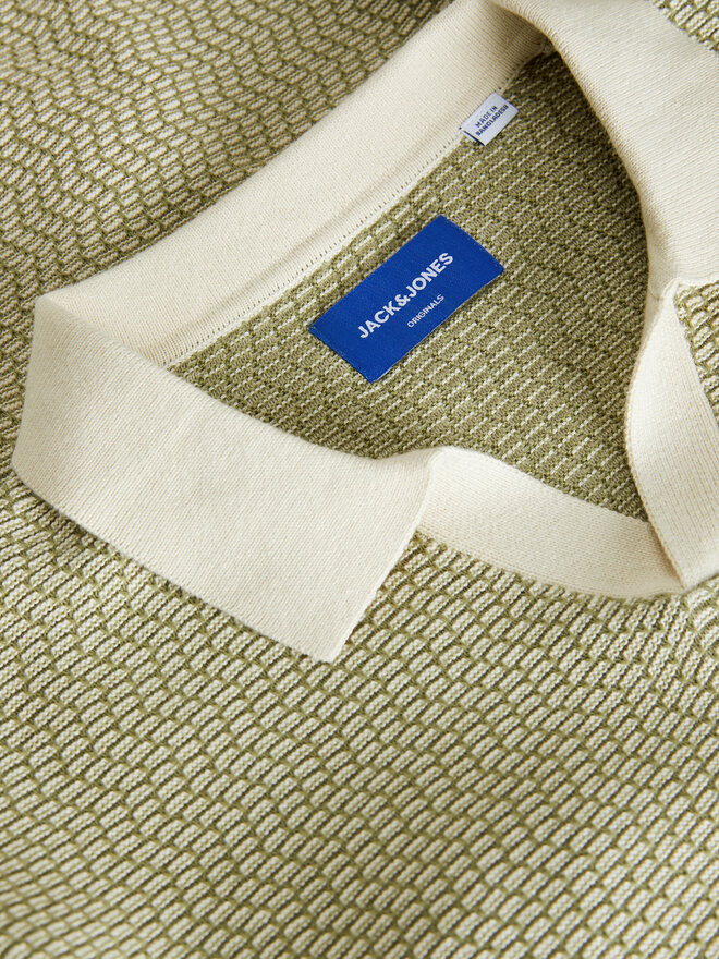 Jack&Jones Jack&Jones Pólóing Jormykonos 12255950 Zöld Regular Fit