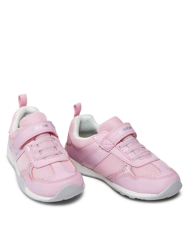 Zapatillas Geox J Jocker Plus Girl – Transpirables, Con Suela Antihuellas Y Cierre De Velcro Para Niñas