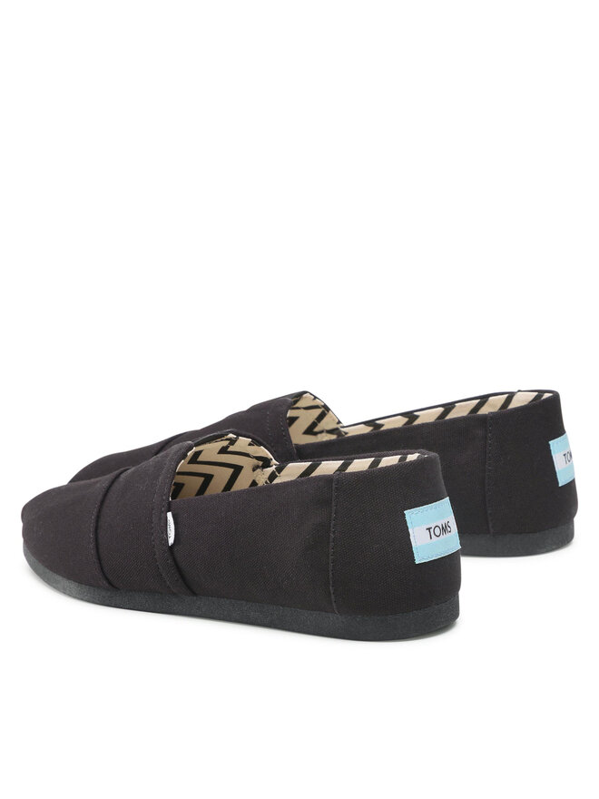 Toms Īsi apavi Toms Alpargata 10017670 Melns