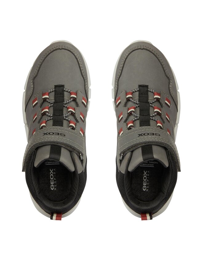 Geox Kotníková obuv Geox J Flexyper Boy B Abx J949XA 032FU C1102 S Šedá