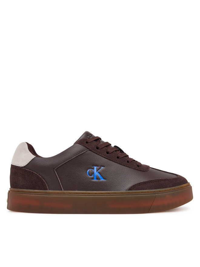 Calvin Klein Sneakers Calvin Klein Classic Cupsole Laceup Wt Mix YM0YM01429 Braun