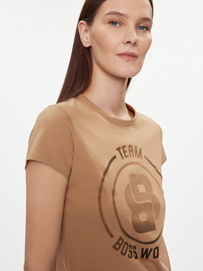 BOSS Boss Футболка 50514738 Бежевий Regular Fit