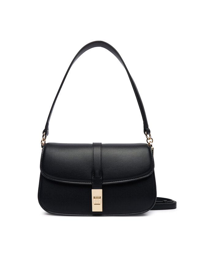 Tommy Hilfiger Handtasche Tommy Hilfiger Th Heritage Conv Crossover AW0AW19321 Schwarz