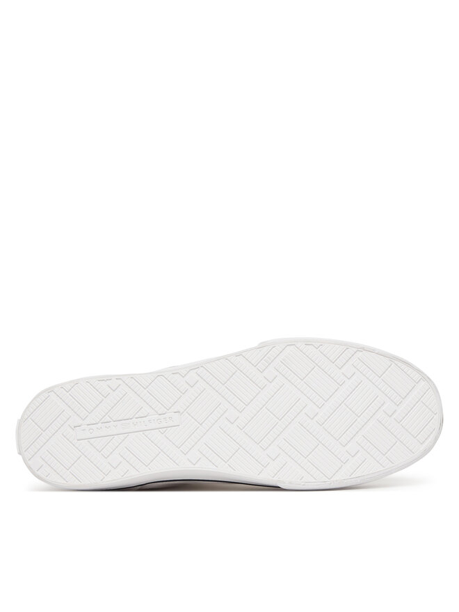 Tommy Hilfiger Sneakers aus Stoff Tommy Hilfiger Th Chic Low Profile Mid Cut FW0FW09356 Weiß