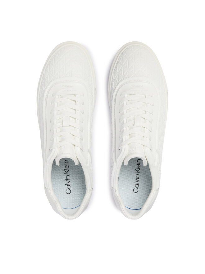 Calvin Klein Sneakers Calvin Klein Beasket Cup Oxf Lup Hf Aop Lth HM0HM02132 Weiß