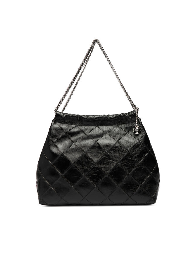 Tory Burch Handtasche Tory Burch Fleming Soft Distressed Hobo Bag 165170 Schwarz