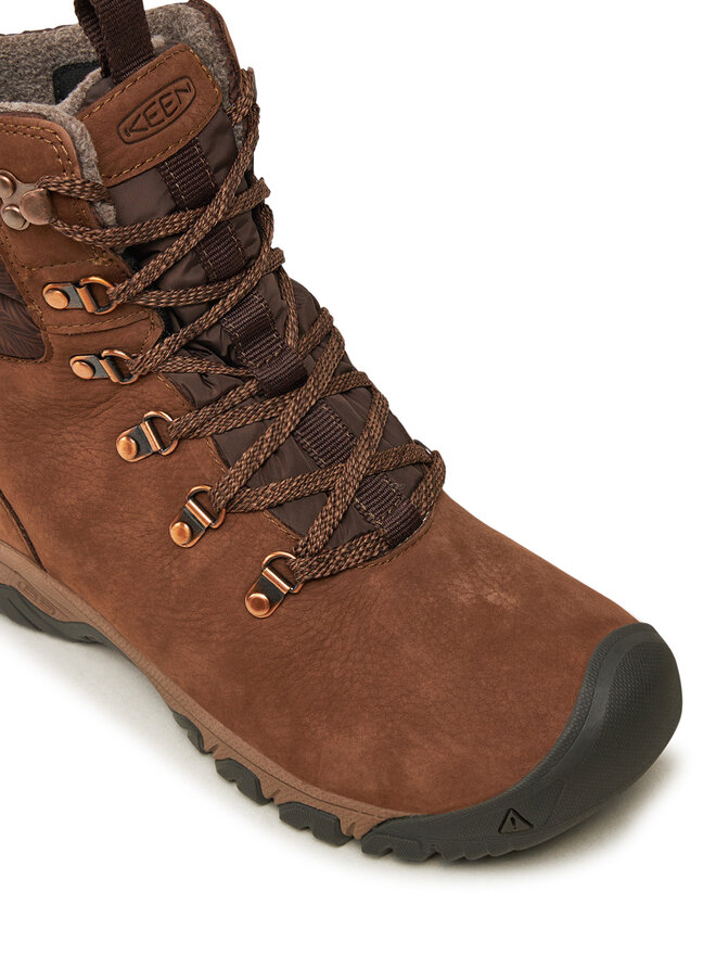 Keen Trekking čevlji Keen Greta Waterproof 1027717 Rjava