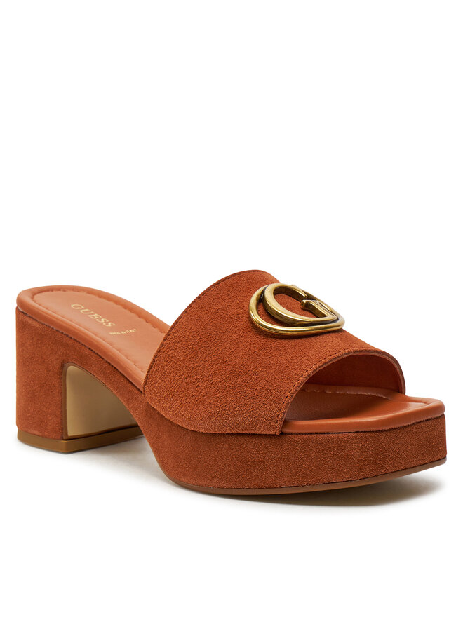 Guess Klapki Guess Cinzia FLJCIN SUE03 Brązowy