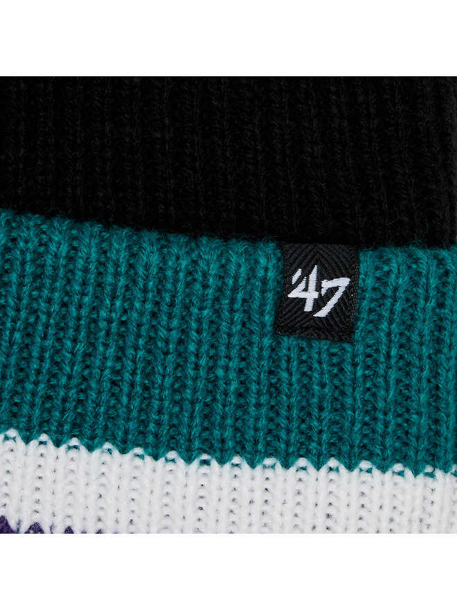 47 Brand Шапка 47 Brand NHL Anaheim Ducks Split Cuff 47 H-SPLCC25ACE-BK Черен