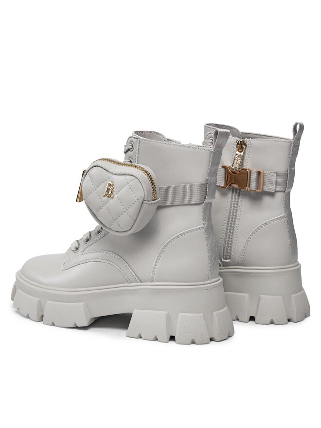 Steve Madden Outdoorová obuv Steve Madden Tanker-H Bootie SM19000035 SM19000035-287 Écru