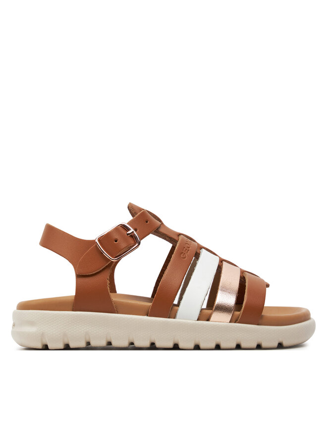 Geox Σανδάλια Geox J Sandal Soleima Gir J35GSB 043CF C6A7F M Καφέ