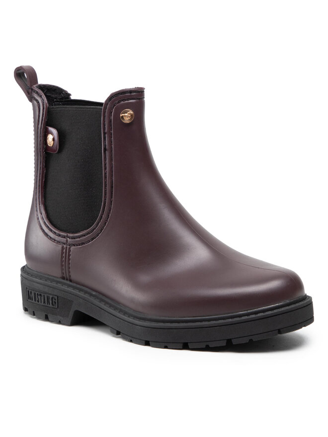 Botas de agua Mustang 1413 502 55 Guinda burdeos zapatos.es