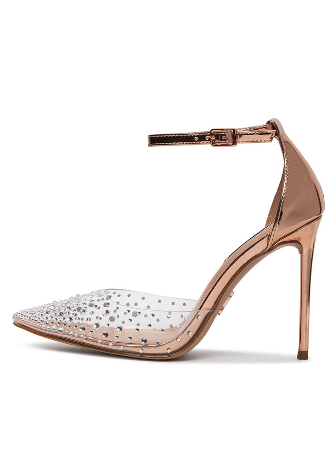 Steve Madden Szpilki Steve Madden Ravaged Sandal SM11002564 SM11002564-686 Różowy