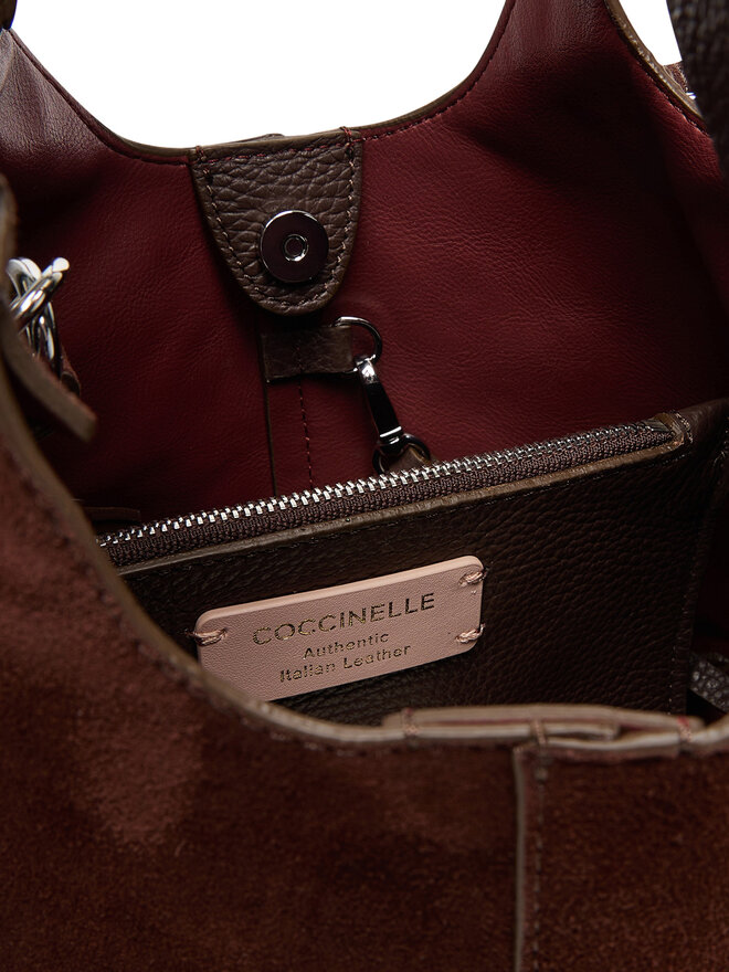 Coccinelle Τσάντα Coccinelle THE Coccinelle C-Easy E1 THE 58 01 01 Καφέ