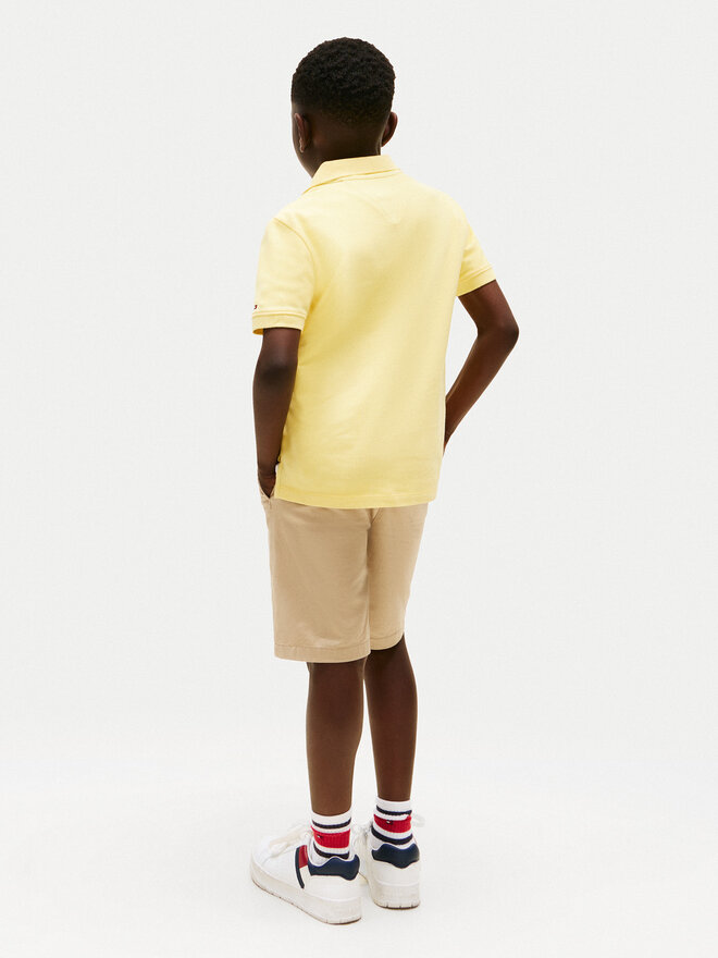 Tommy Hilfiger Tommy Hilfiger Poloshirt Flag KB0KB09714 Gelb Regular Fit