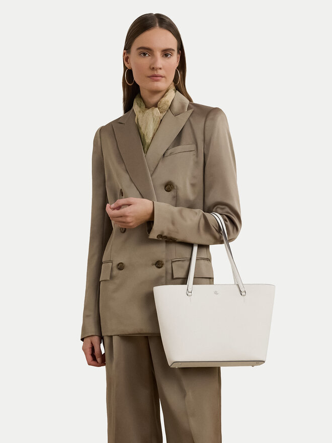 LAUREN RALPH LAUREN Ročna torba LAUREN RALPH LAUREN 431924351022 Bela