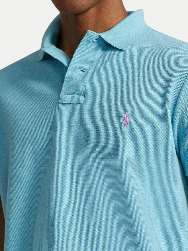 Polo Ralph Lauren Polo Ralph Lauren Poloshirt 710536856414 Himmelblau Slim Fit