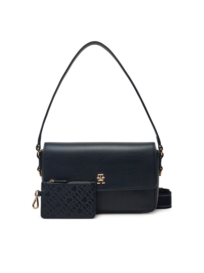 Tommy Hilfiger Kabelka Tommy Hilfiger Th Distinct Conv Crossover AW0AW17219 Tmavomodrá