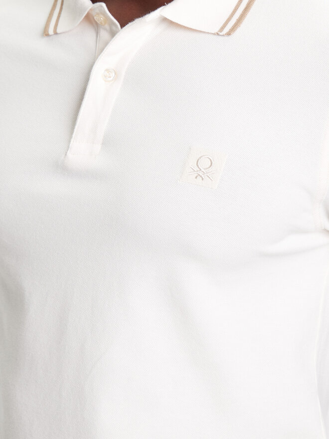 United Colors Of Benetton United Colors Of Benetton Polo 3F9HU302E Μπεζ Regular Fit
