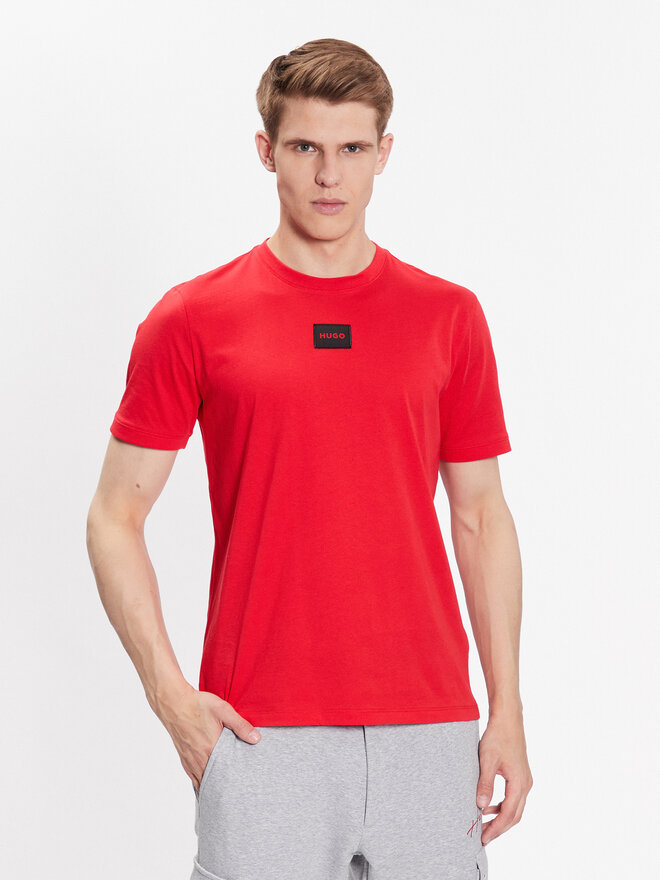 HUGO HUGO Camiseta Diragolino212 50447978 Rojo Regular Fit