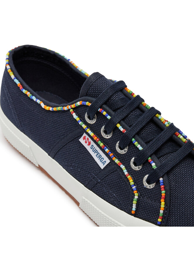 Superga Tenisky Superga Multicolor Beads 2750 S31352W Tmavomodrá