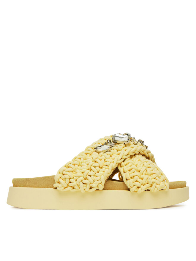 Inuikii Šľapky Inuikii Woven Stones 70104-106 Žltá