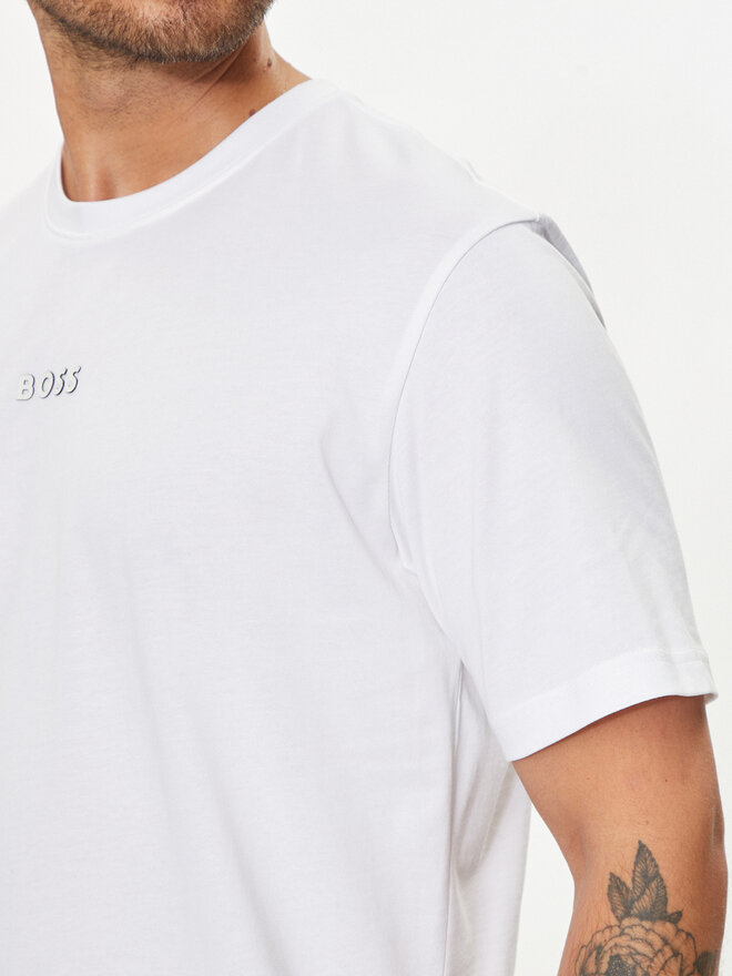 BOSS BOSS Camiseta 50519368 Blanco Oversize
