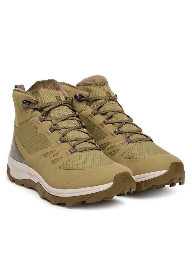 Salomon Bakancs Salomon Outsnap Waterproof L47854000 Zöld