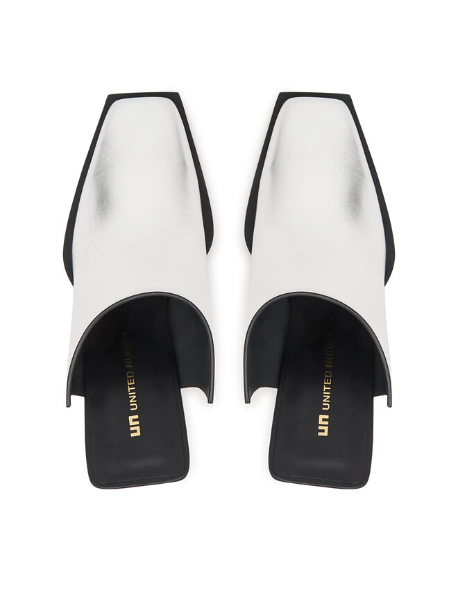 United Nude Pantoletten United Nude Rockit Mule III 1104214116 Silberfarben