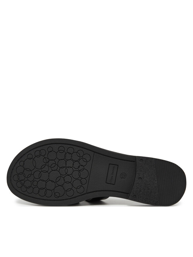 Clara Barson Pantoletten Clara Barson WS6283-08 Schwarz