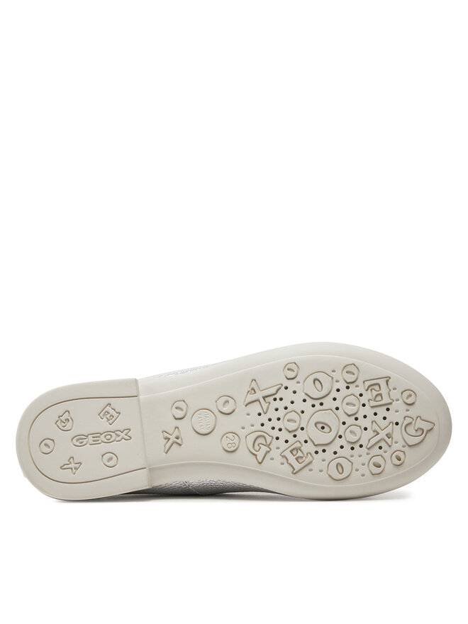 Geox Baleríny Geox Jr Plie' J4555D 00044 C1007 S Stříbrná